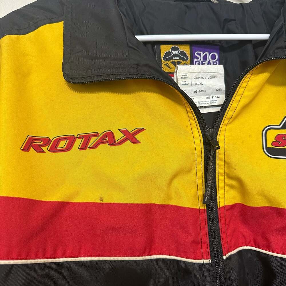 Vintage Ski-Doo Bombardier Summer Racing Jacket Adult TG/XL Checker SnoGear - Picture 9 of 13